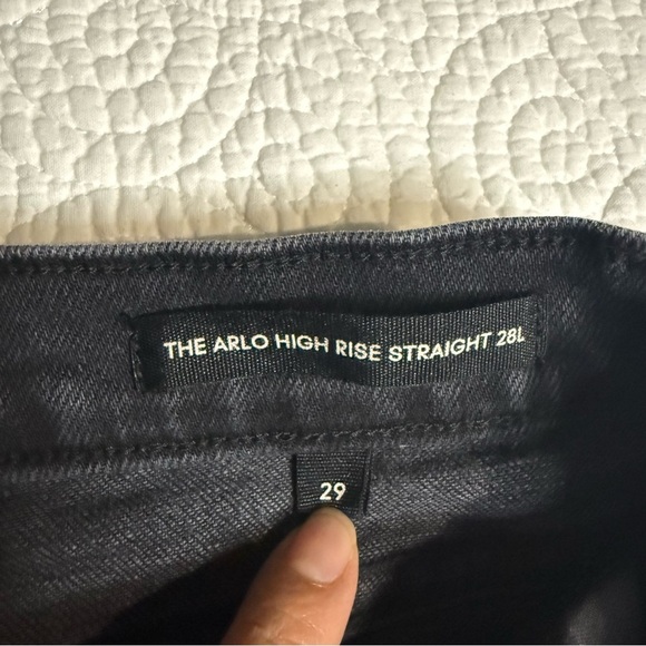 Denim Forum the Arlo High rise Straight Leg Jeans 29 - Picture 12 of 13